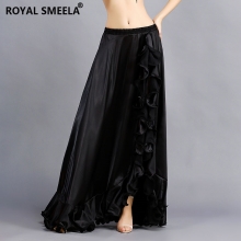 ROYAL SMEELA/皇家西米拉 色丁荷叶裙-6815